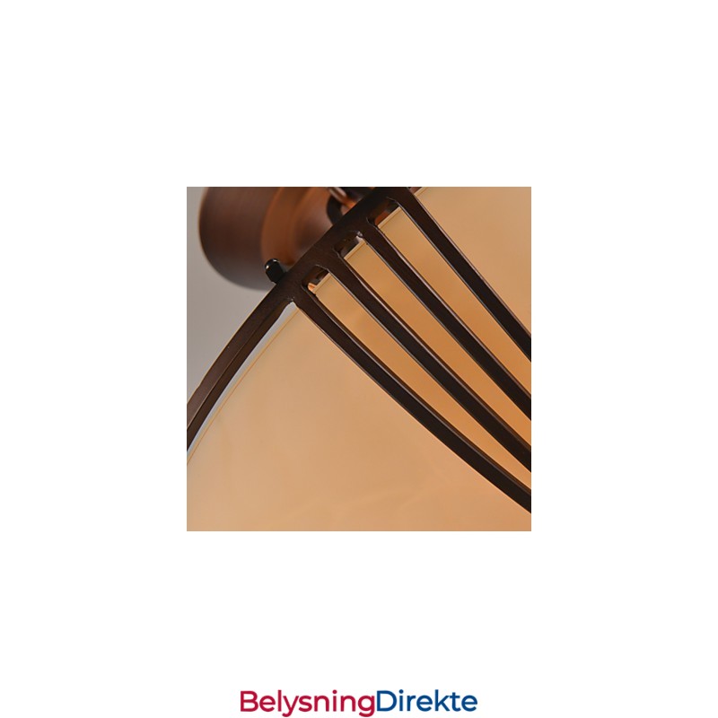 Rustikk Hytte Vintage Mini-Stil Maleri Metall Pendellampe