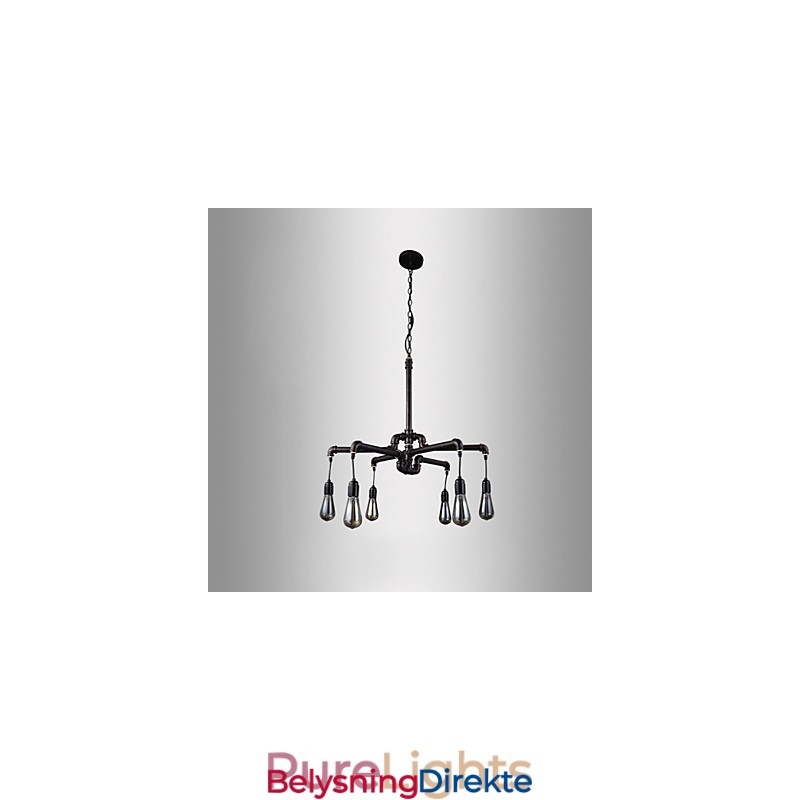 Retro Taklampe I Metall, Kafé