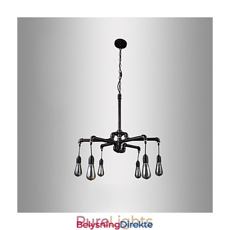 Retro Taklampe I Metall, Kafé