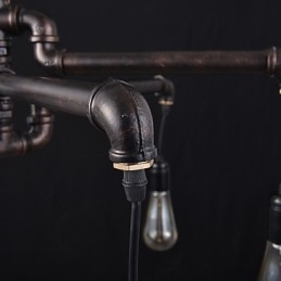 Retro Taklampe I Metall, Kafé