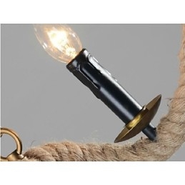 Tradisjonell Klassisk Vintage Retro Lanterne Landlig Galvanisert Metall Pendellampe