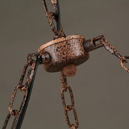 Vintage Landlig Maling Metall Pendellampe Garasje