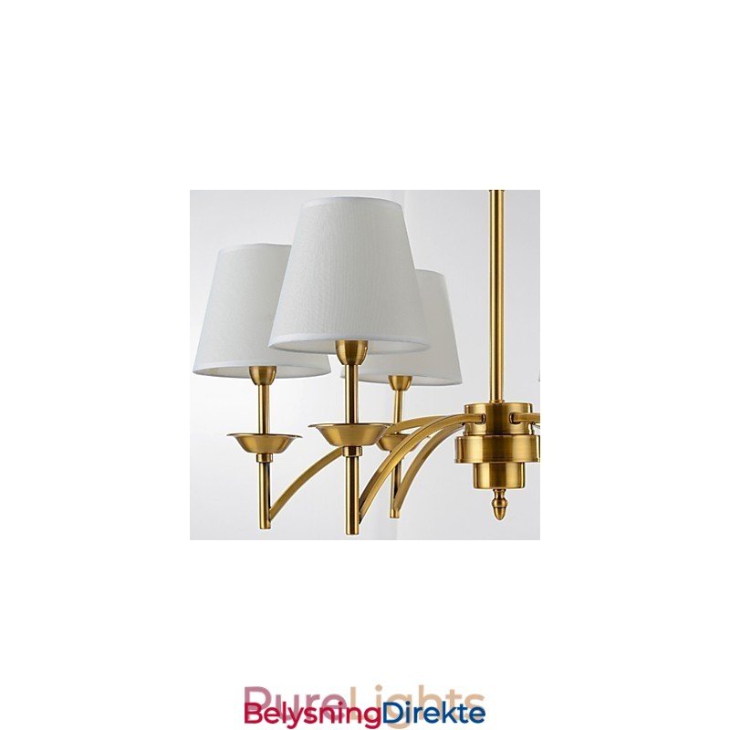 Ren Hvit Moderne, Samtidskunst Dekorativ Design Pendellampefamilie