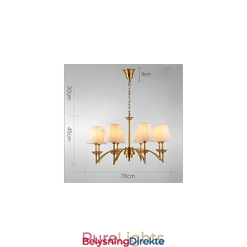 Ren Hvit Moderne, Samtidskunst Dekorativ Design Pendellampefamilie