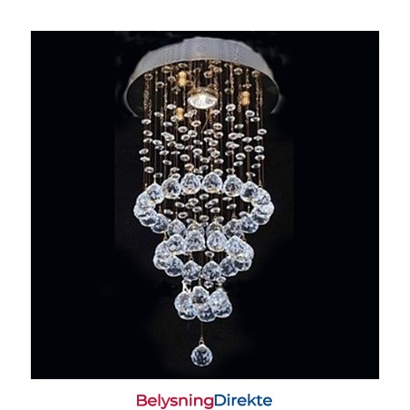 Moderne Samtidskunst Krystall Galvanisert Metall Innfelt