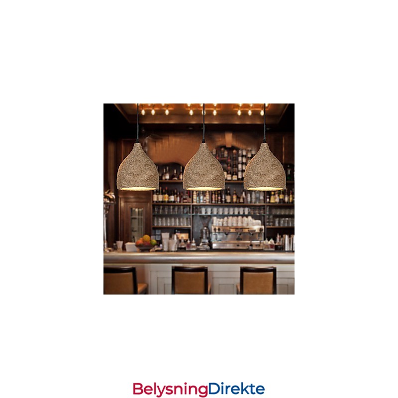 Landslofter Som Restaurerer Gamle Skikker, Hamptau, Liten Dråpelampe Med Ett Hode