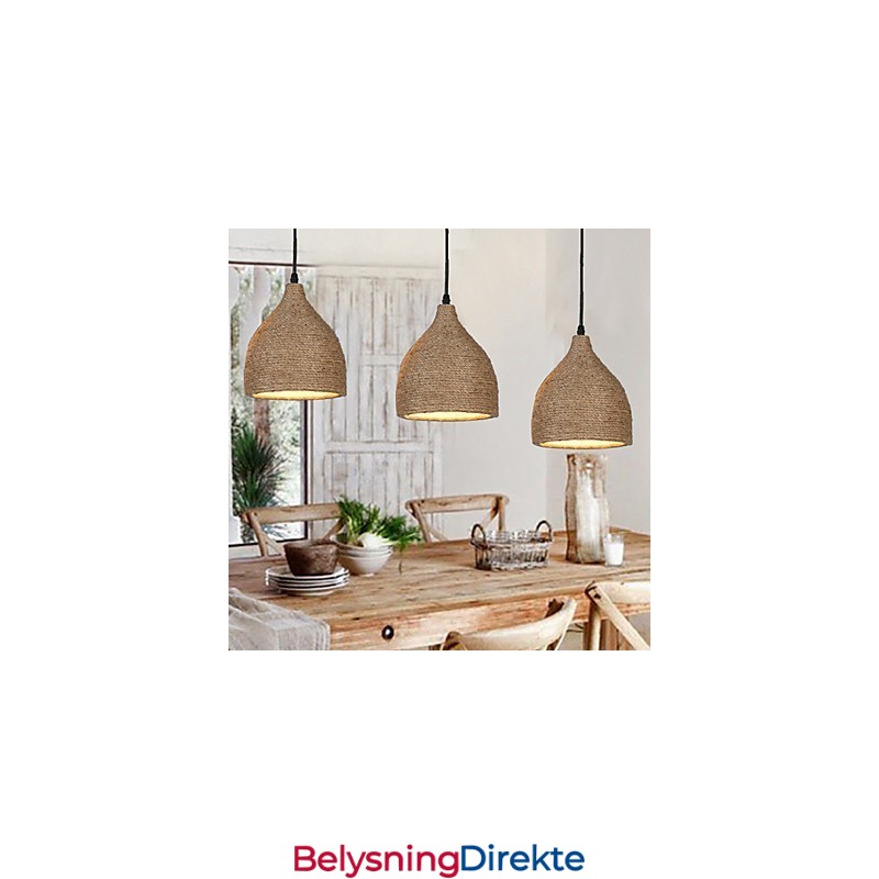 Landslofter Som Restaurerer Gamle Skikker, Hamptau, Liten Dråpelampe Med Ett Hode