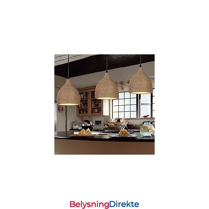 Landslofter Som Restaurerer Gamle Skikker, Hamptau, Liten Dråpelampe Med Ett Hode