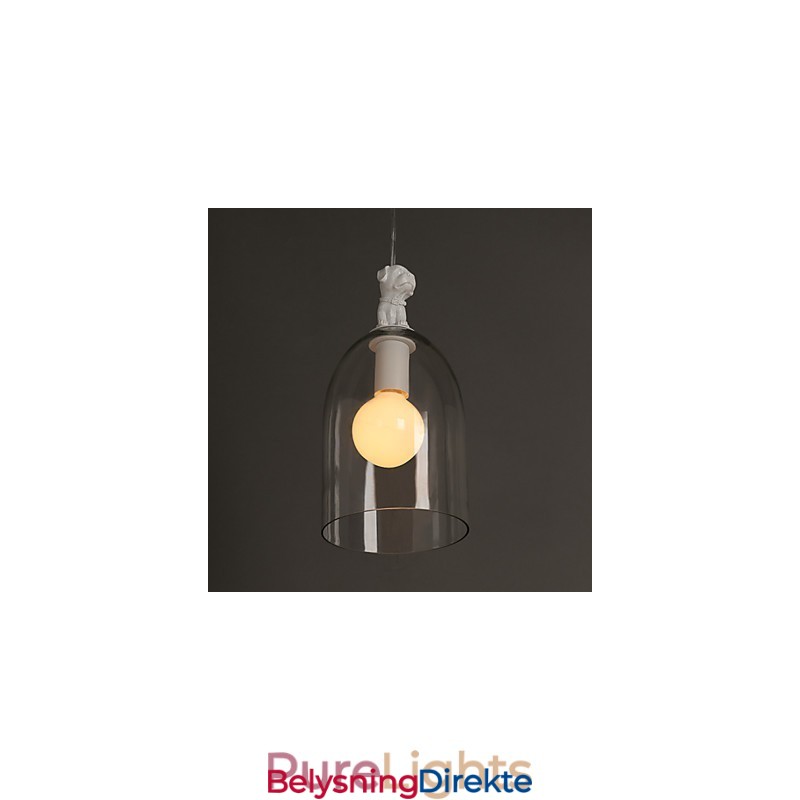 Tegneseriehund Droplight Taipei Rural Glass Individualitet Kreativ Liten Droplight Lampe