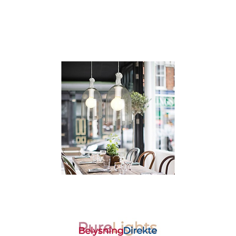 Tegneseriehund Droplight Taipei Rural Glass Individualitet Kreativ Liten Droplight Lampe