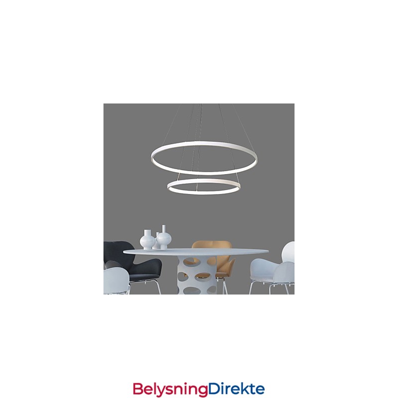 Pendellampe Moderne Design Høy Kvalitet To Ringer