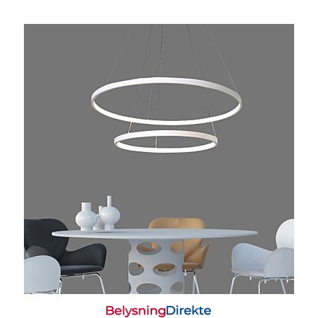 Pendellampe Moderne Design Høy Kvalitet To Ringer