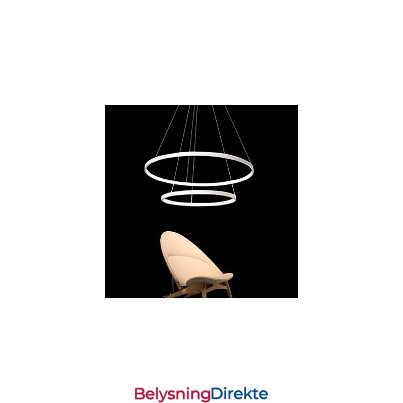 Pendellampe Moderne Design Høy Kvalitet To Ringer