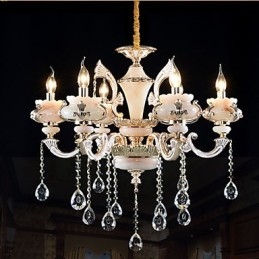 Enkel Europeisk Luksuslampe Av Gull- Og Jade-Sinklegering