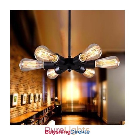 Amerikansk Landlig Industriell Vind Sekshodet Pariserhjul Droplight