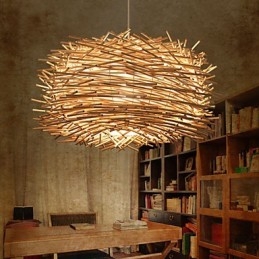 Europeisk Og Amerikansk Denss Rottingvevingslysekrone