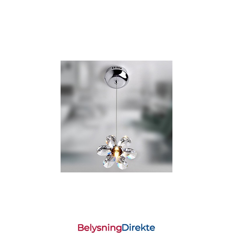 Moderne Og Moderne Krystall Mini-Stil Galvanisert Pendellampe