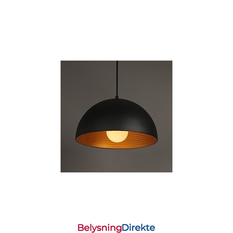 Kreativ Lampe Rund Skorstein Droplight Smijern Karakter Måltider Lysekrone Svart Og Hvit