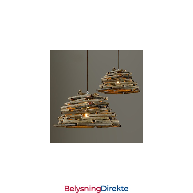 Retro Klassiske Taklamper I Tre Enkle Pendellamper Kafépendellampe