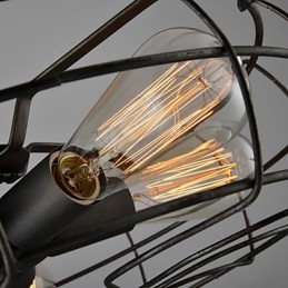 Amerikansk Landlig Industridesignerlampe Personlig Lampe Europeisk Retro Viftetaklampe