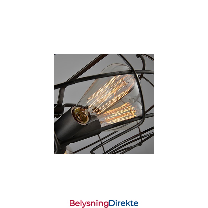 Amerikansk Landlig Industridesignerlampe Personlig Lampe Europeisk Retro Viftetaklampe