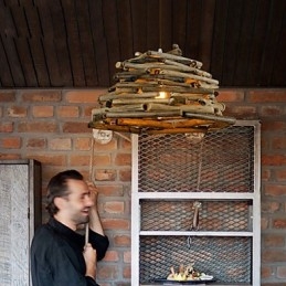 Retro Klassiske Taklamper I Tre Enkle Pendellamper Kafépendellampe