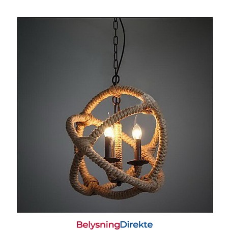 Pendellamper Tradisjonell Klassisk Rustikk Hytte Vintage Retro Landlig Metall