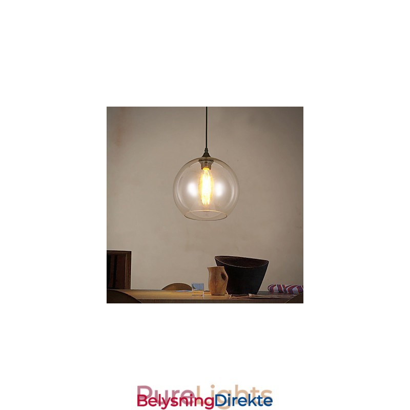 Amerikansk Kreativ Nordisk Kontraktert Landlig Glasskule Med Ett Hode, Droplight-Lampe