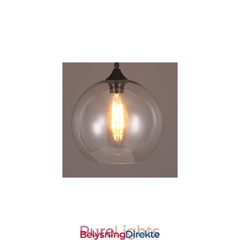 Amerikansk Kreativ Nordisk Kontraktert Landlig Glasskule Med Ett Hode, Droplight-Lampe