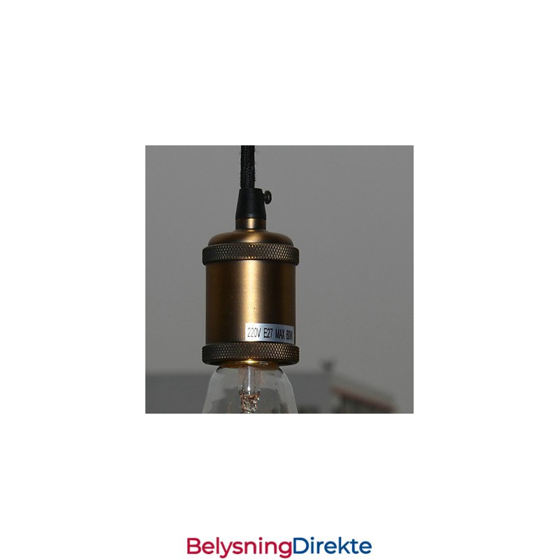 Landlig Maling Metall Pendellampe