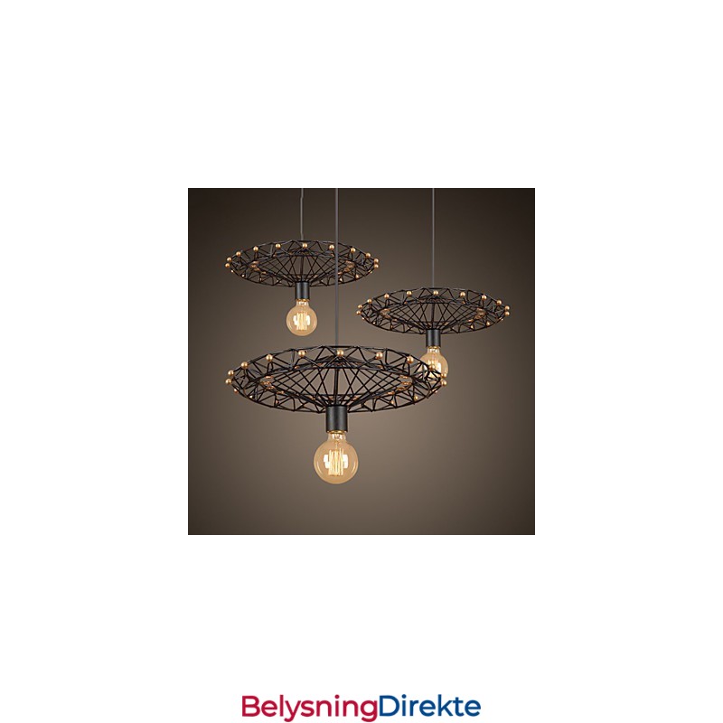 Retro Klassiske Metalltaklamper Enkle Pendellamper Kafependellampe