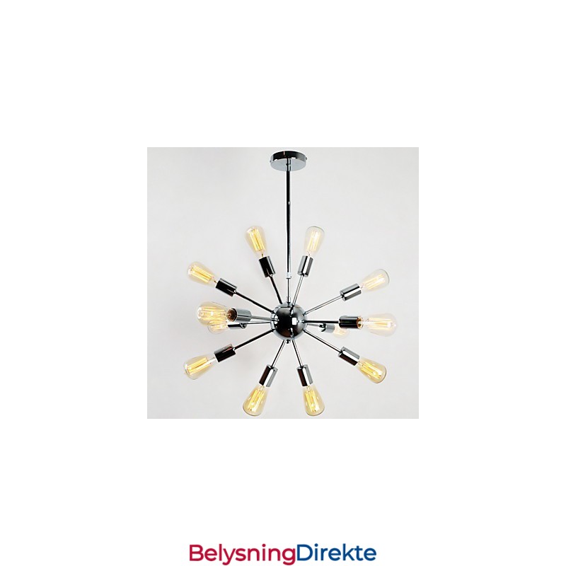 Elektroplatet Metalllysekrone