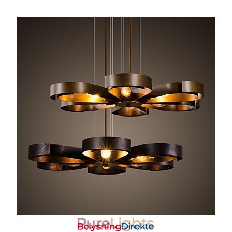 Retro Klassiske Metalltaklamper Enkle Pendellamper Kafependellampe