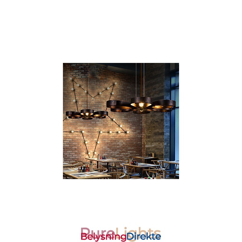 Retro Klassiske Metalltaklamper Enkle Pendellamper Kafependellampe