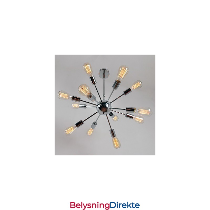 Elektroplatet Metalllysekrone