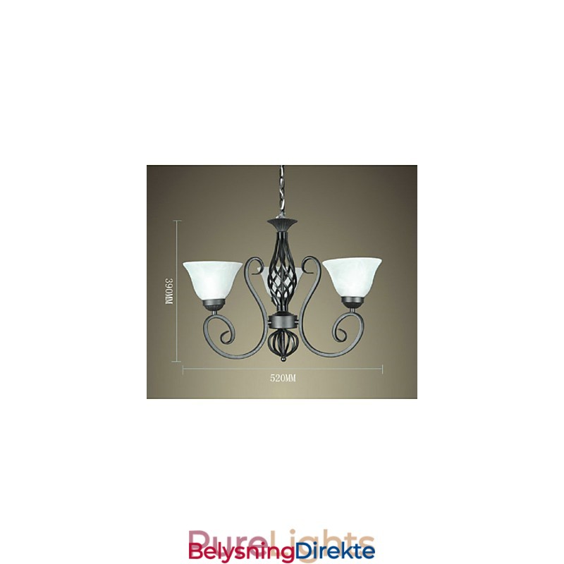 Jane Lysekronen Er Smijernslampe I Kreativ Europeisk Stil