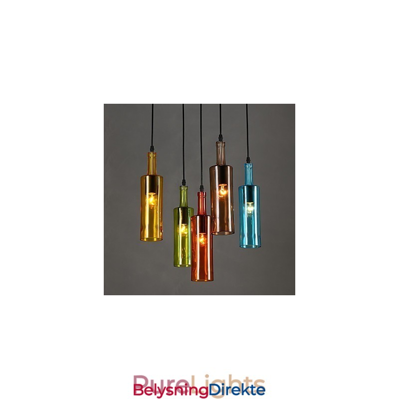 Diffus Lysfarge Gjenoppretter Gamle Skikker Flaskedråpeformet Pendellampe