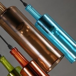 Diffus Lysfarge Gjenoppretter Gamle Skikker Flaskedråpeformet Pendellampe