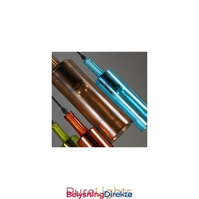 Diffus Lysfarge Gjenoppretter Gamle Skikker Flaskedråpeformet Pendellampe