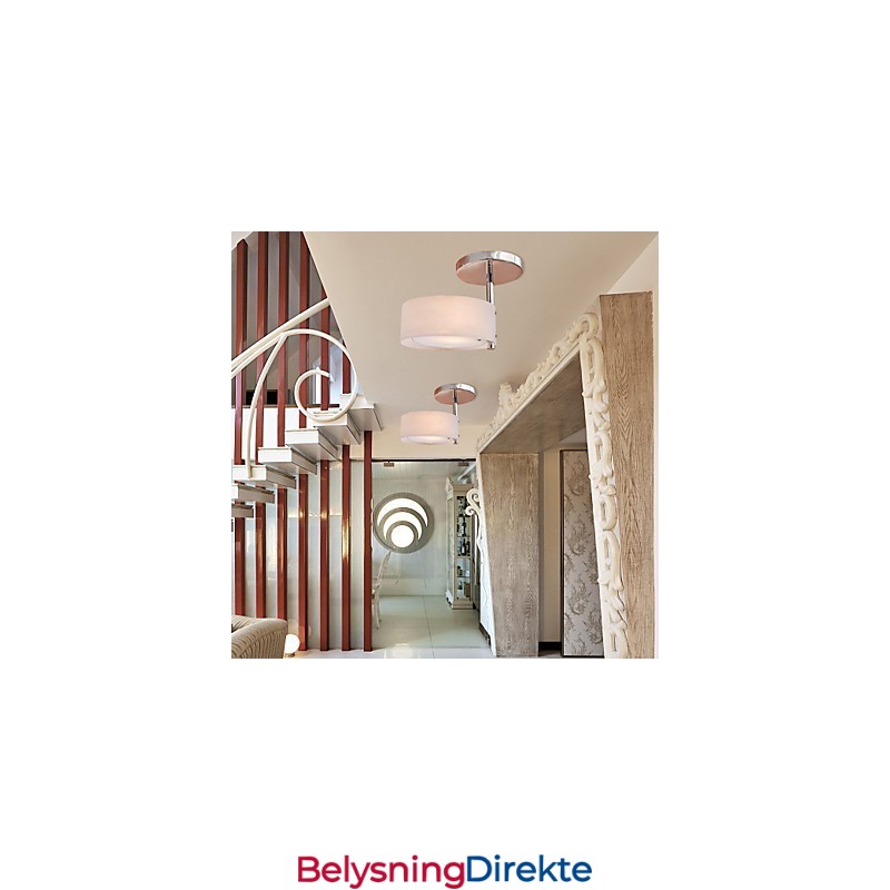 Moderne, Moderne, Mini-Stil, Krom, Metalllysekrone, Innfelt Garasje