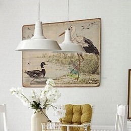 Loftstil Restaurerende Gamle Metoder Kunststudio Industriell Enkelthode Pendellampe