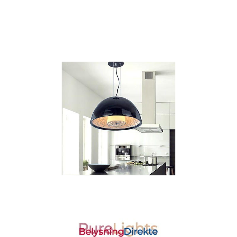 Moderne Og Moderne Pendellampe I Ministil Med Maleri