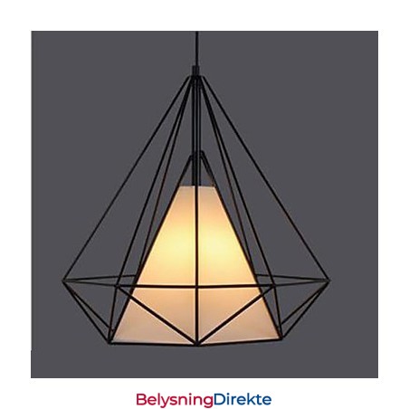 Originalitet Retro 1-Lys Pyramidelampe