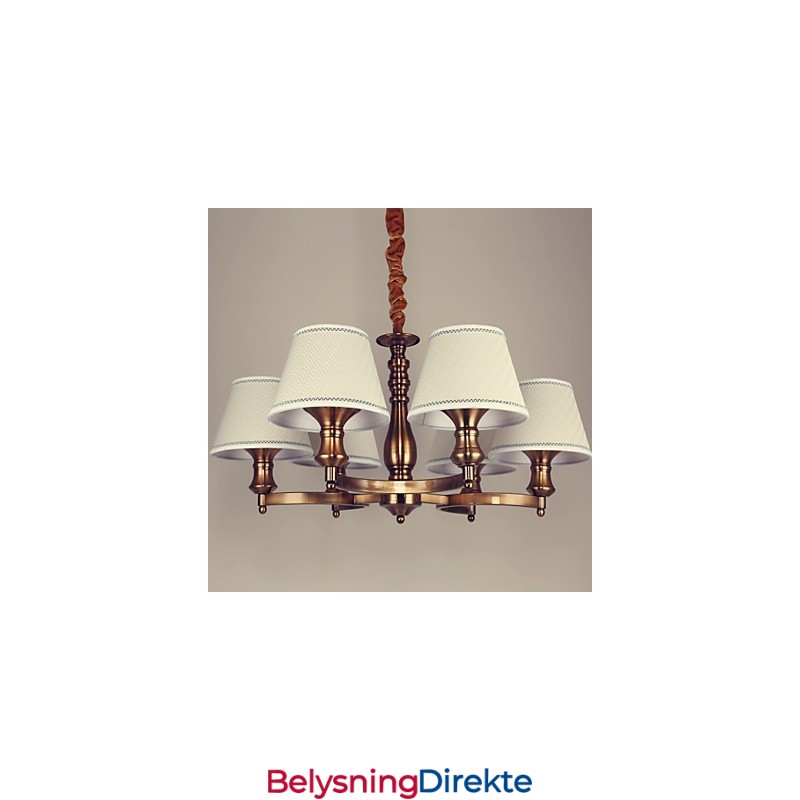 Rustikk Lysekrone I Metall I Ministil I Vintagestil I Hyttestil