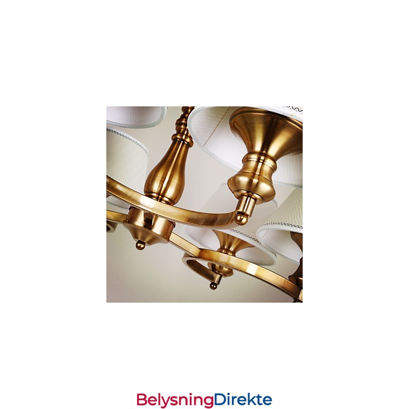 Rustikk Lysekrone I Metall I Ministil I Vintagestil I Hyttestil