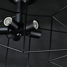 3W Vintage Landlig Malt Metall Pendellampe For Garasje