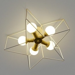 3W Vintage Landlig Malt Metall Pendellampe For Garasje