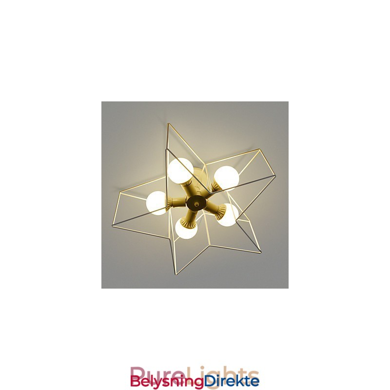 3W Vintage Landlig Malt Metall Pendellampe For Garasje