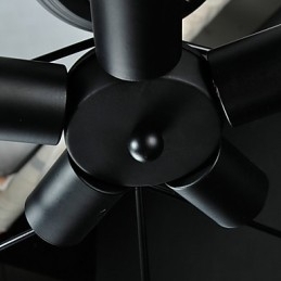 3W Vintage Landlig Malt Metall Pendellampe For Garasje