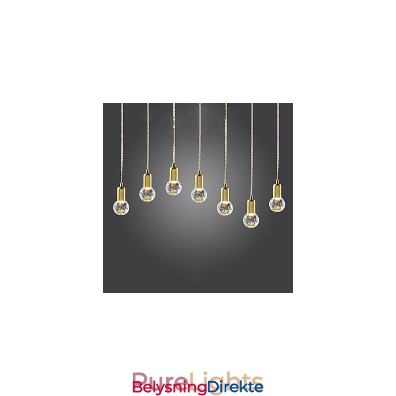 Moderne Samtidsstil Vintage Mini-Stil Gullmetall Pendellampe